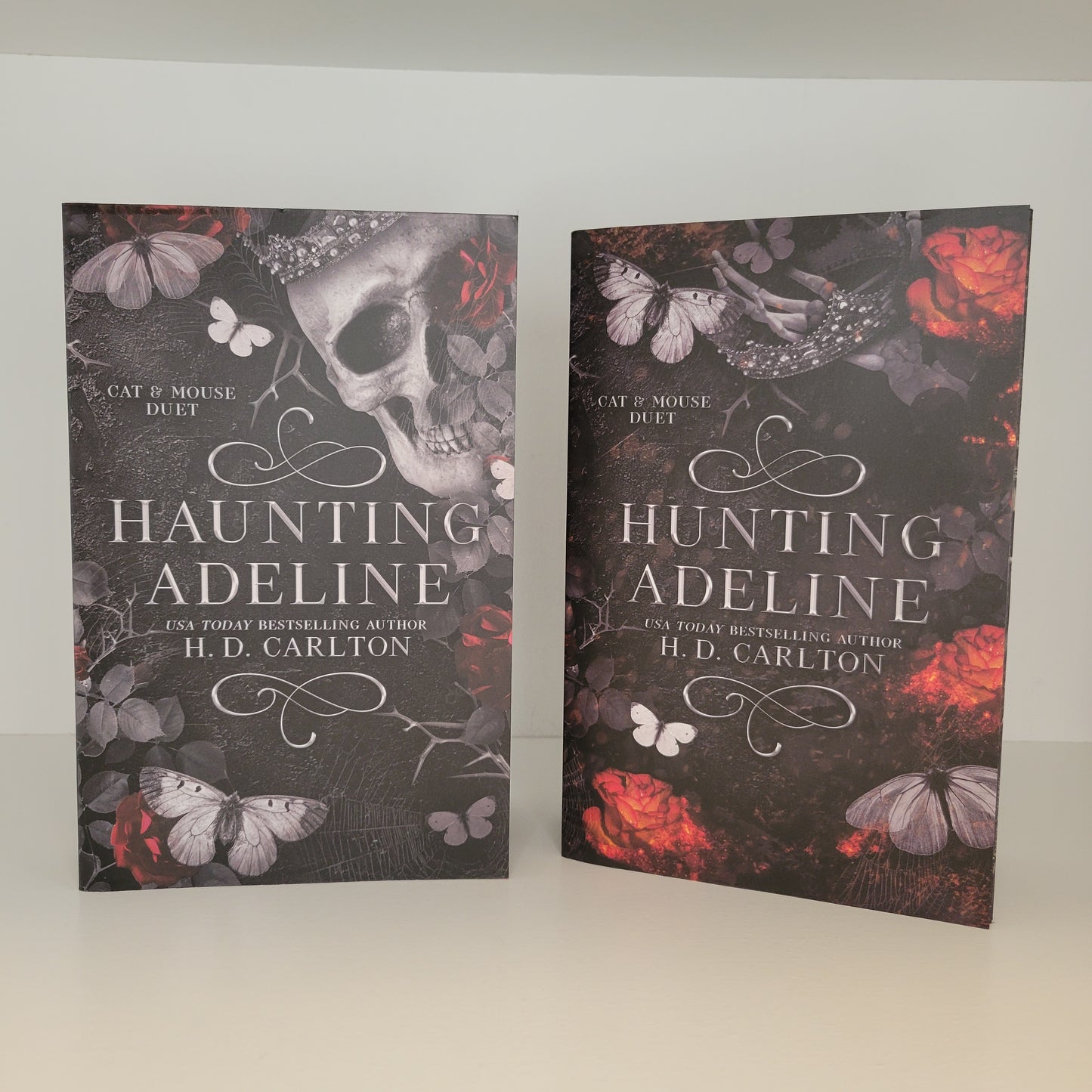 Haunting Adeline & Hunting Adeline by H.D. Carlton with Stenciled Edges Special Edition